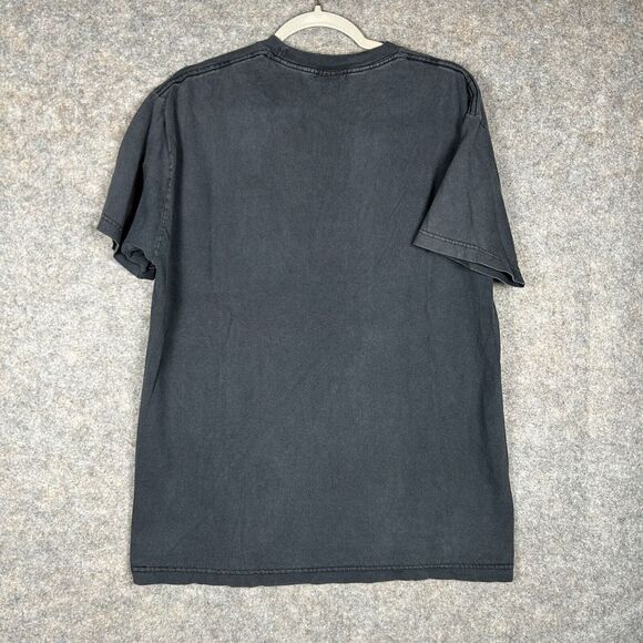 Vintage AC/DC Thunderstruck 2004 Faded Mens T-shirt Black Size L Large AAA Holes - Picture 5 of 8